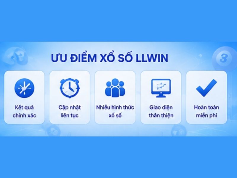 Điểm nổi bật của chuyên mục Xổ số LLWIN