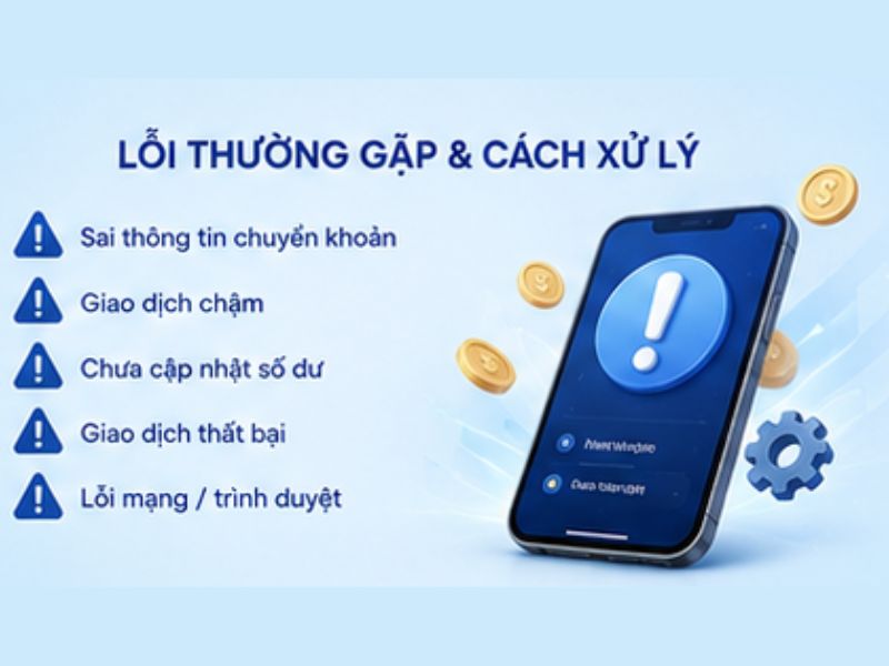 Những Lỗi Thường Gặp Khi Nạp Tiền LLWIN
