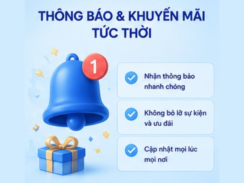 Theo Dõi Thông Báo Và Khuyến Mãi