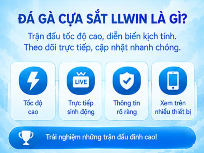 Đá Gà Cựa Sắt LLWIN Là Gì