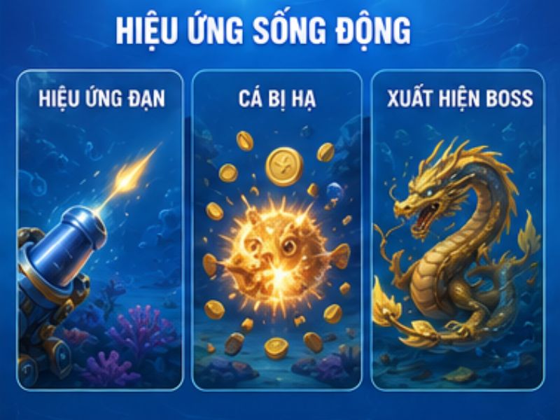 Hiệu ứng bắn và săn cá trực quan