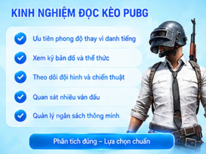 Kinh nghiệm đọc kèo PUBG LLWIN
