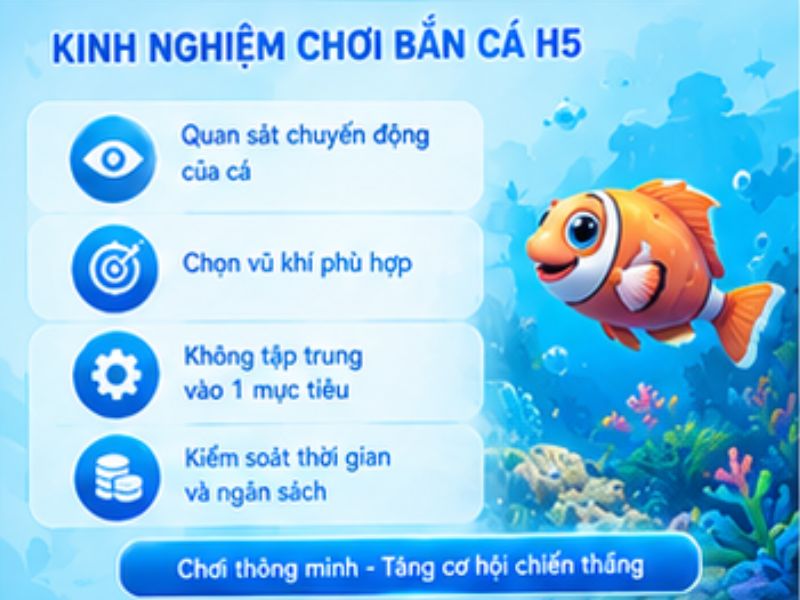 Kinh nghiệm làm quen Bắn Cá H5 LLWIN