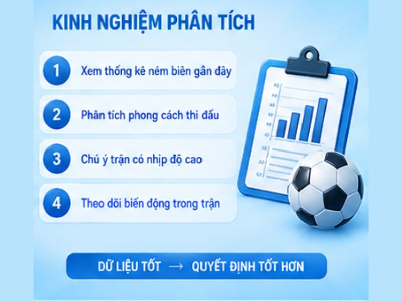 Kinh nghiệm phân tích kèo ném biên LLWIN