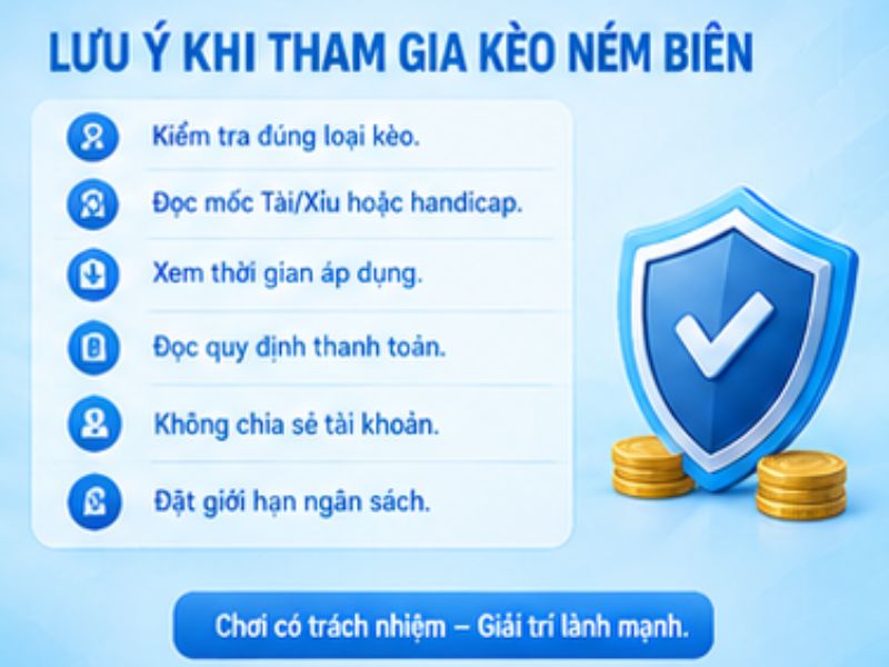 Lưu ý khi tham gia kèo ném biên LLWIN