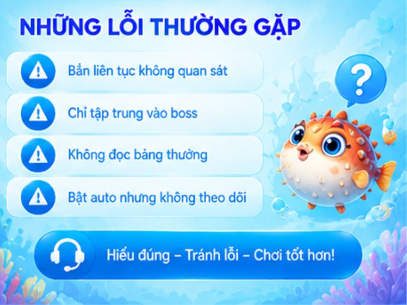 Những Lỗi Người Mới Chơi Bắn Cá Xèng LLWIN Dễ Mắc