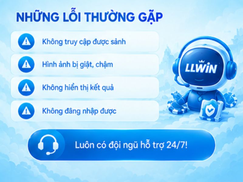 Những Lỗi Thường Gặp Khi Chơi Rồng Hổ LLWIN