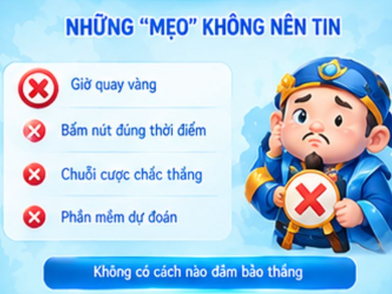 Những “mẹo” nổ hũ không nên tin