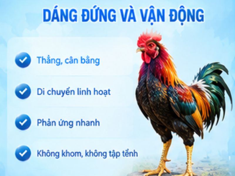 Quan sát dáng đứng và khả năng vận động