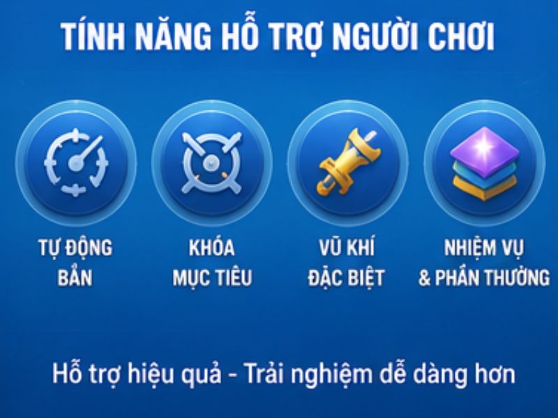 Tính năng hỗ trợ người chơi
